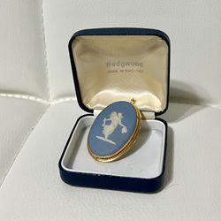 12kt Gold Filled Wedgewood Cameo Pendant/Brooch
