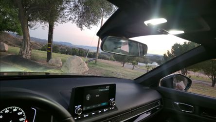 Black Honda Civic Sedan Hybrid