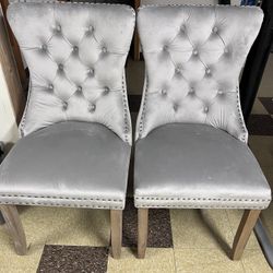 Grey Chairs Great Condition 