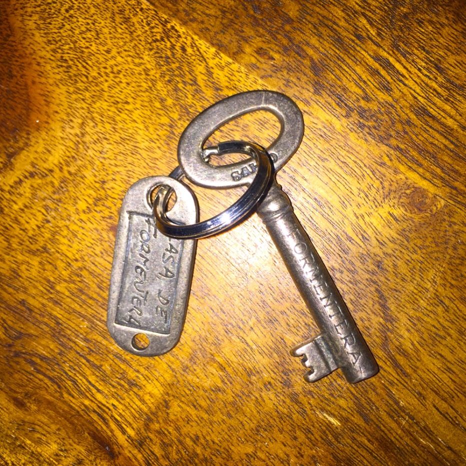 Casa De Formentera Keychain Home Keys Accessories Accents Metal Key Handmade By Locals