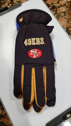 BRAND NEW ARIS ISOTONER WINTER GLOVES * SAN FRANCISCO 49ERS