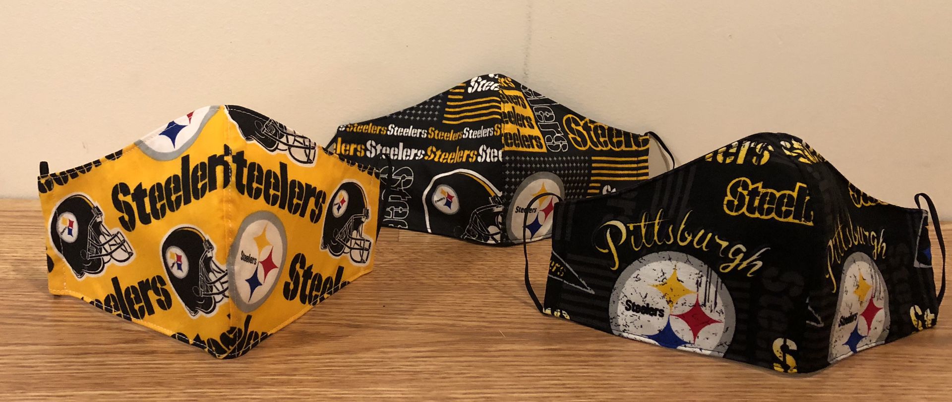 NFL Steelers Team handmade Masks face Covering