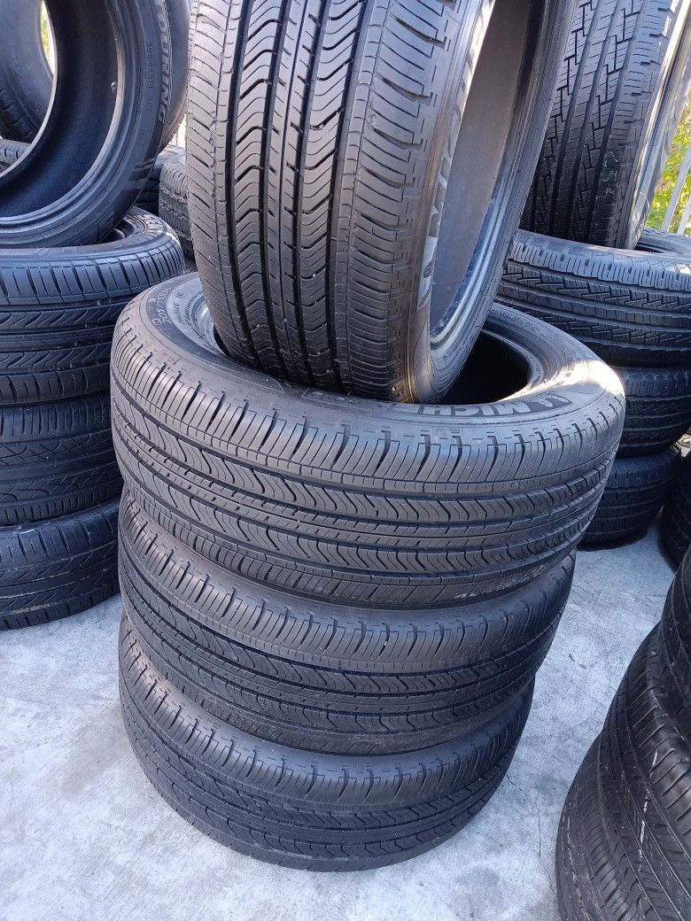 GOOD USED MICHELIN P205/55R16 ASK FOR ANY SIZE YOU NEED HAVE NEW TIRES for Sale in Norwalk, CA