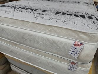 $195 Queen Pillow Mattress Only Brand New Free Delivery Same-day