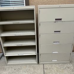 Metal File Cabinet / Shelving / Tool Storage