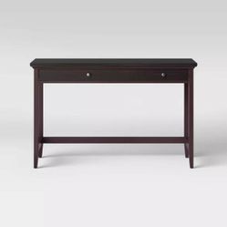 Carson Wood Writing Desk with Drawers - Threshold