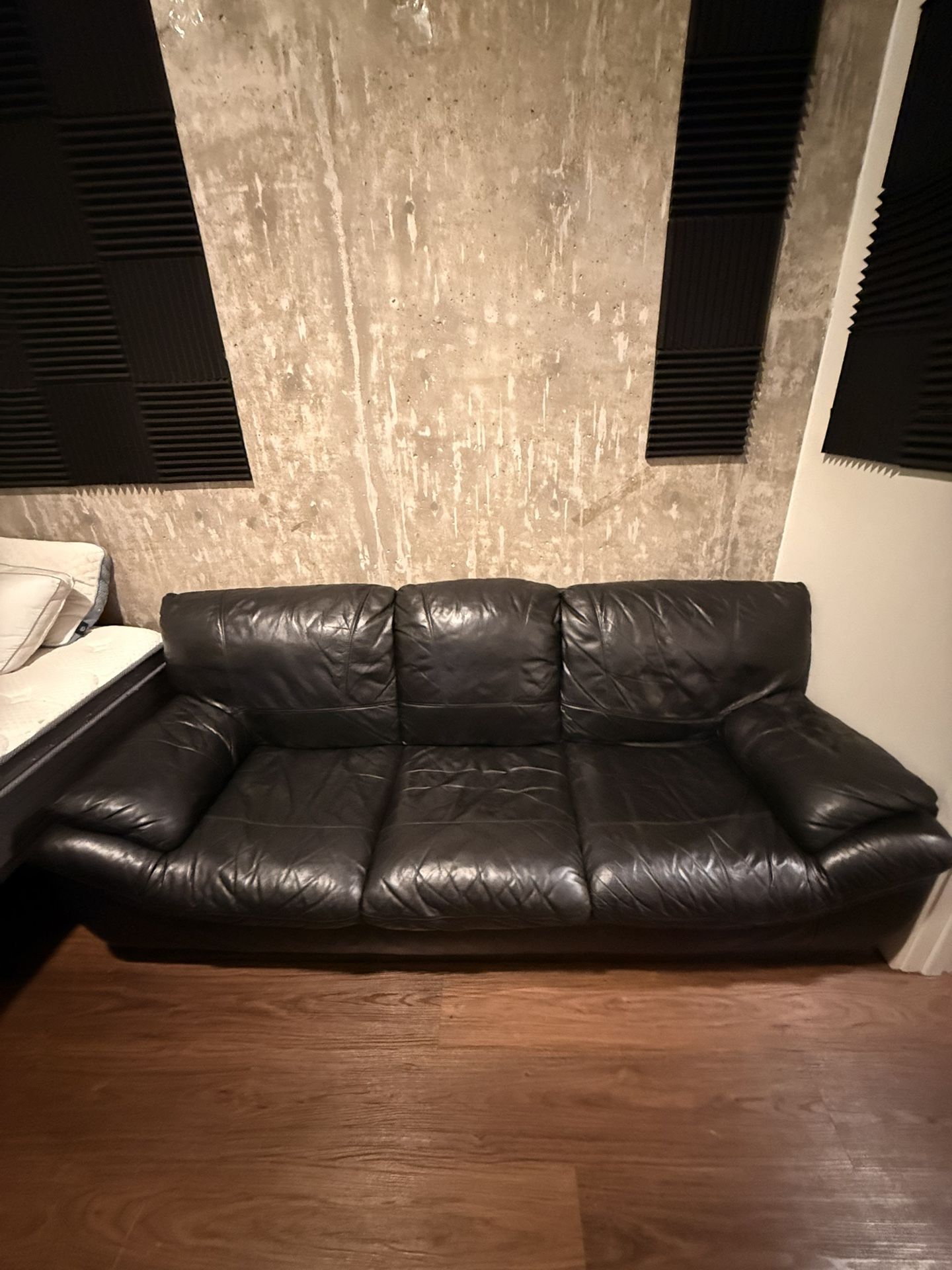 Leather couch