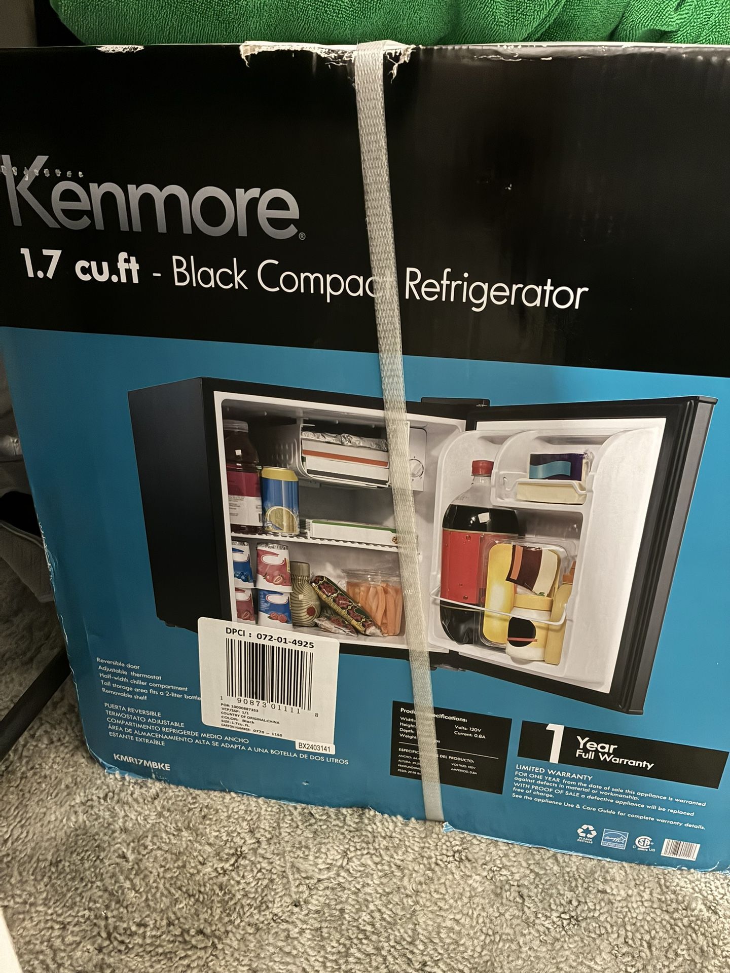 Kenmore Compact Fridge