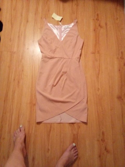 Pink Spaghetti Strap Rouched front Mini Dress