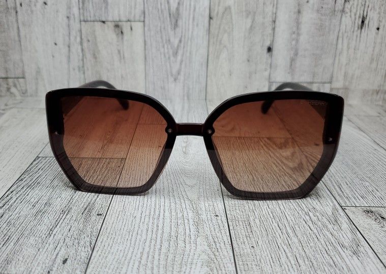 Brown Squared Shaped Burberry Shades