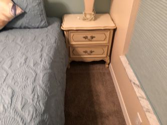 Night stand 24” wide, 24” tall and 16” deep.