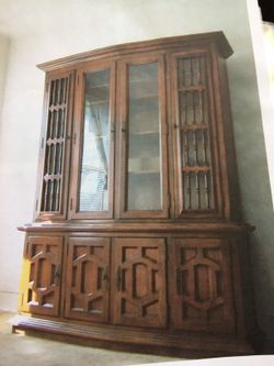 Two Piece Buffet - Solid Wood - Make Offer