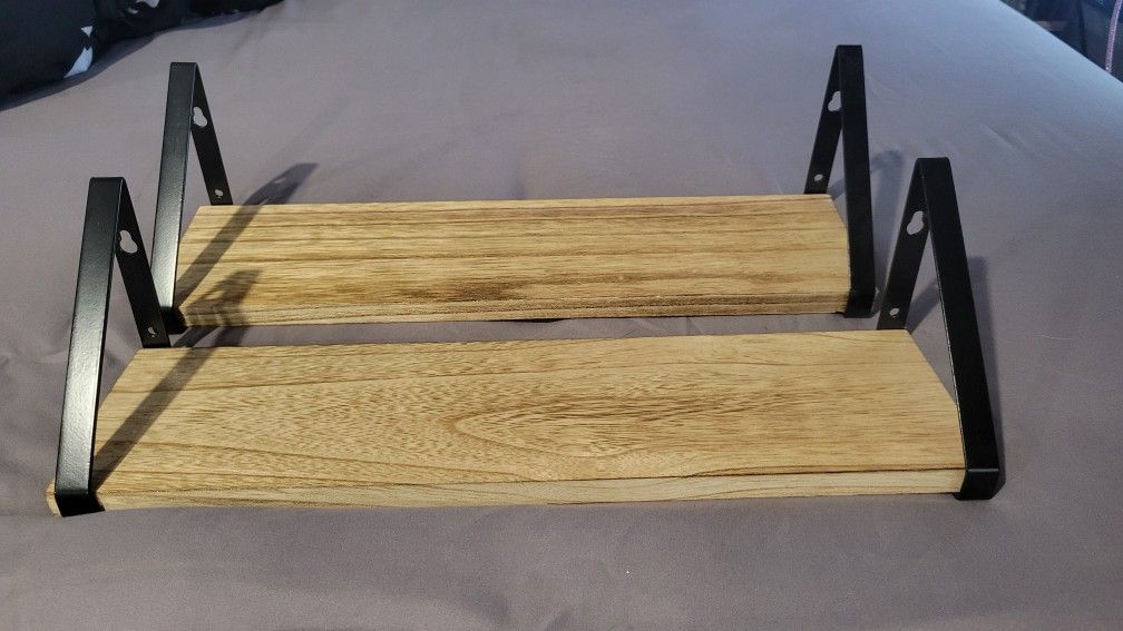 Set Of Wood Shelves