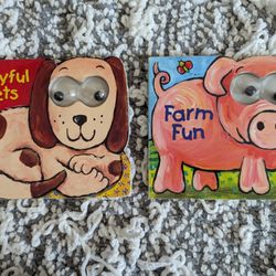 board books baby kids pets farm animals googly eyes