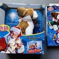 NEW Sealed In Box Elf On The Shelf Pet (St Bernard)