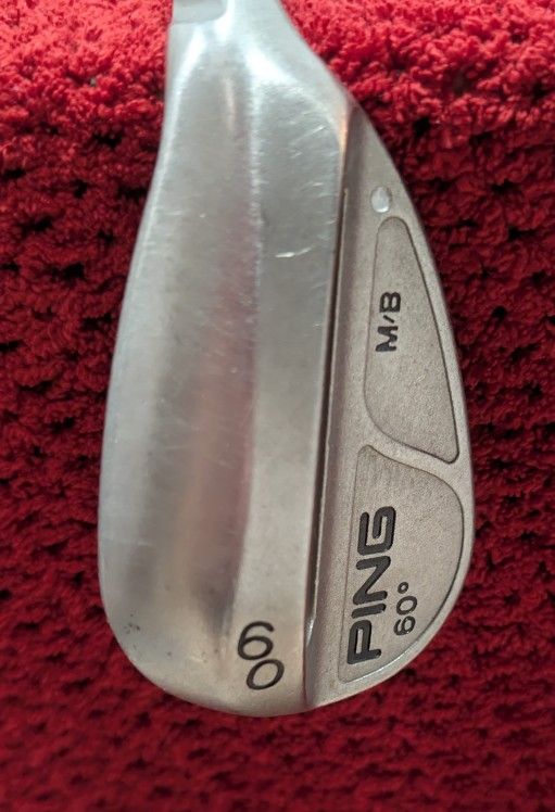 Ping M/B White Dot(3° upright lie angle) 60° Lob Wedge