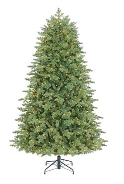 Home Accents Holiday 7.5 ft. Montrose Douglas Fir LED Pre-Lit Artificial Christmas Tree T20 Retail $199 Our price $120