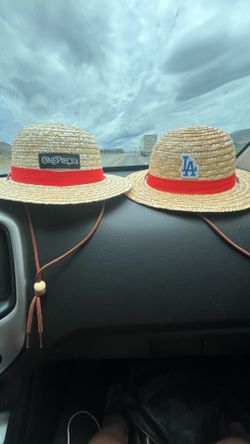 2 Luffy Dodgers straw hat