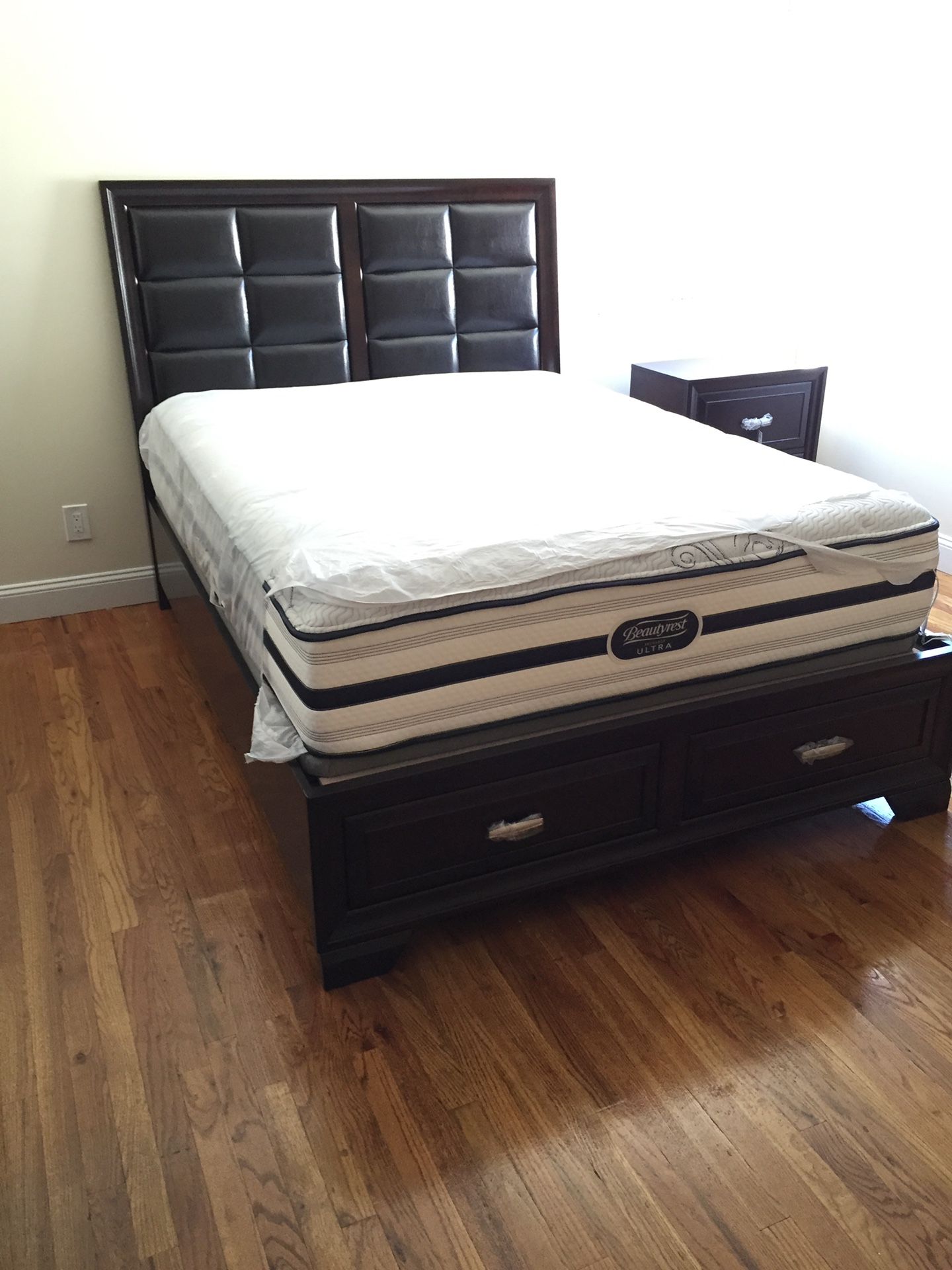 Queen Size Storage Bed Frame