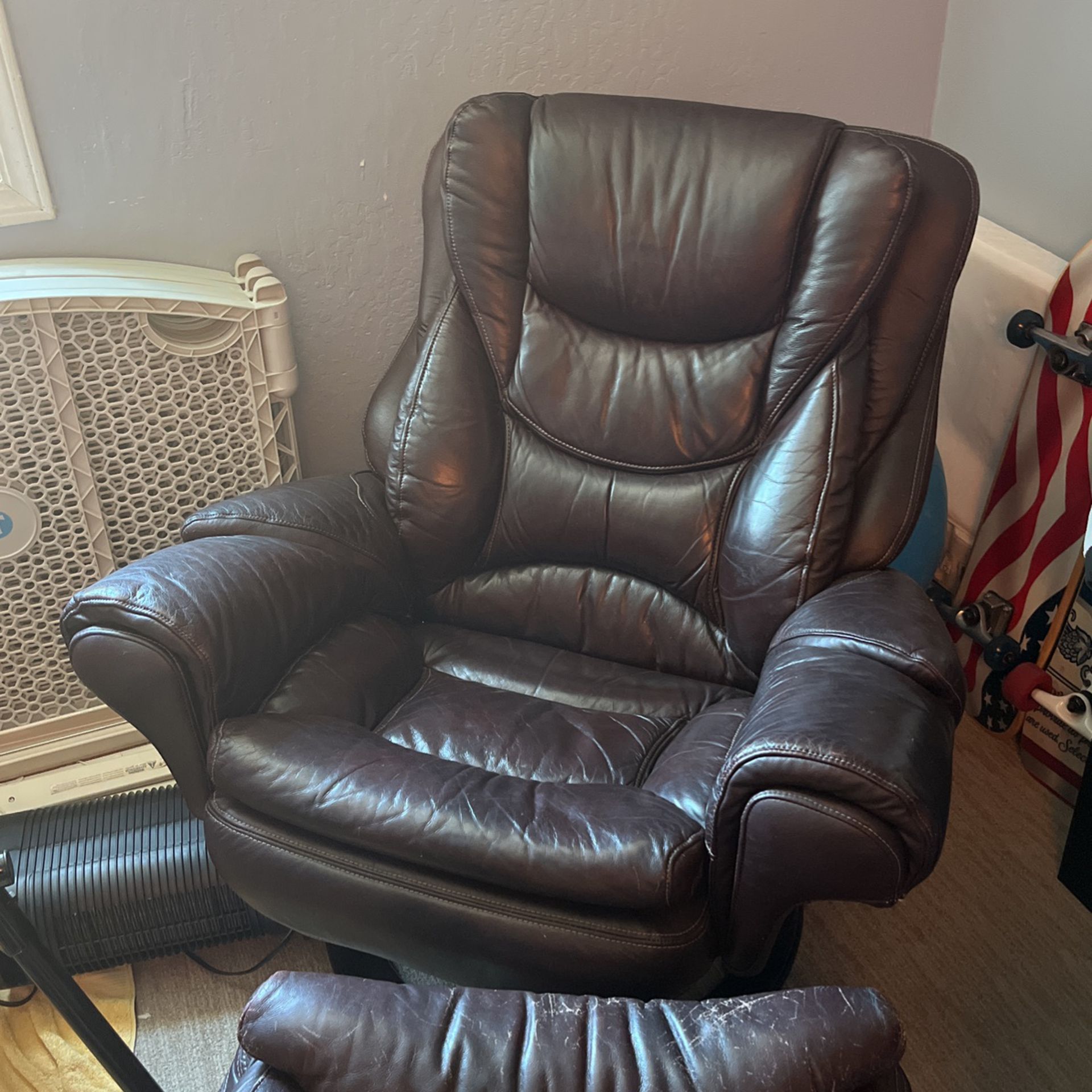 Leather Bucket Chair Sofa