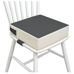 Booster Seat for Kitchen Chair (PU Material),Toddler Booster Seats for Dining Table Portable for Travel Camping Eating Double Safe Straps Non-Slip Bot
