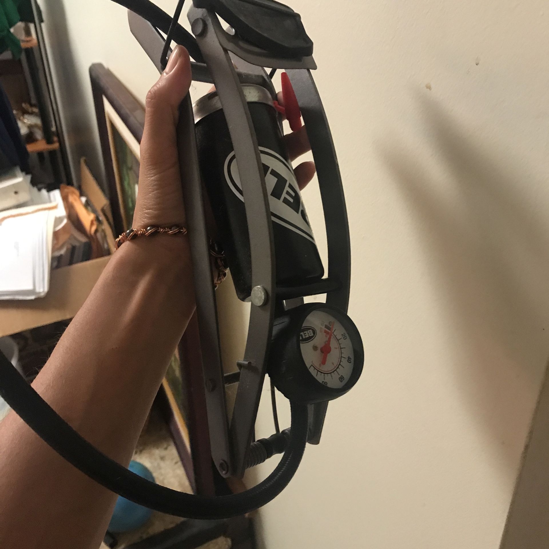 Bike Pump Push Pedal