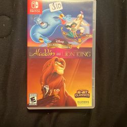 Disney Lion King Aladdin Switch Game 