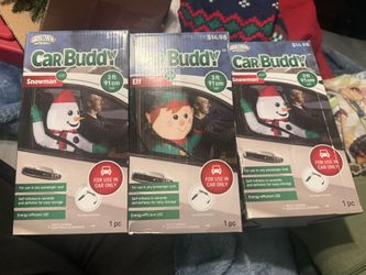 Air blown Inflatable Car Buddy Snowman & Elf 