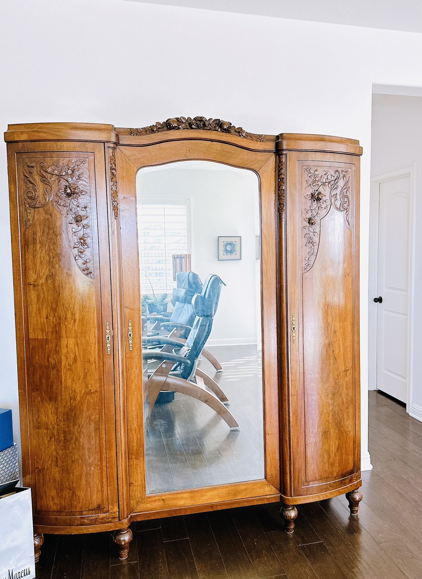 Beautiful French Antique Armoire/wardrobe