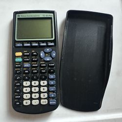 Texas Instruments TI-83 Plus Graphing Calculator with Cover 