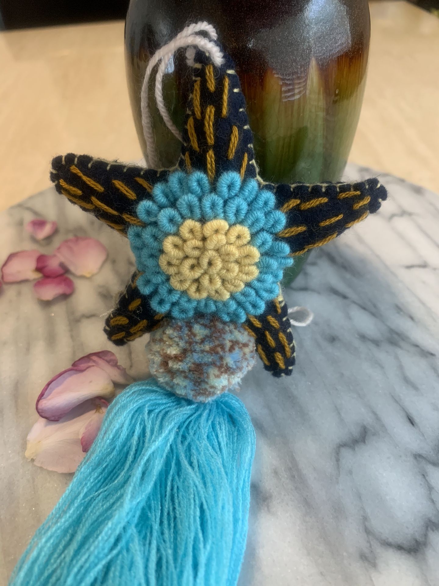 Handmade star with tassel