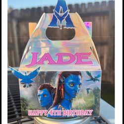 Party Boxes, Avatar Party, Gable Boxes, Treat Boxes 