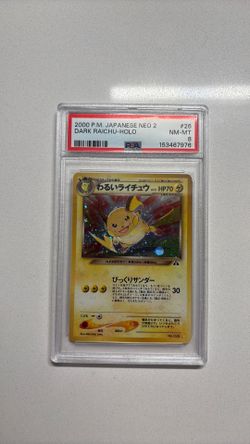 Dark Raichu PSA 8