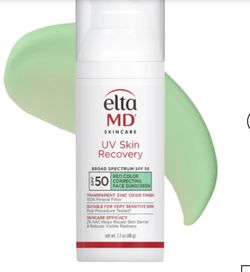 EltaMD UV Skin Recovery Red Color Correcting Green Tint Broad Spectrum SPF 50
