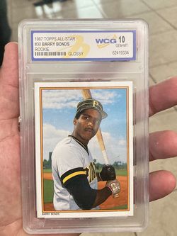 1987 Tops All Star #30 BARRY BONDS