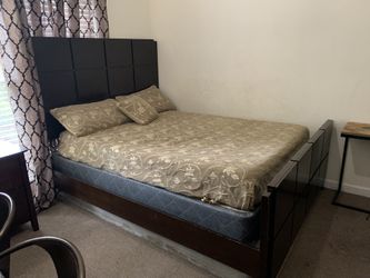 Bed and Side Table