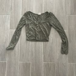 Long Sleeve Green Shirt 