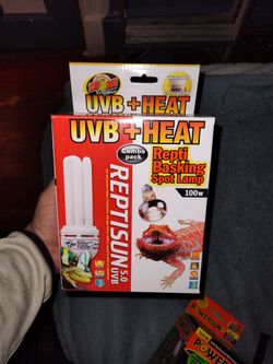 Zoo Med UVB+ Heat Light Bulbs