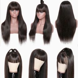 Brazilian Wig With Bangs 