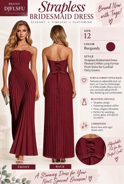 Gorgeous strapless gown - New!