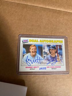 2026 Topps Heritage George Brett / Jac Caglianone Dual Autograph 25/25 Bookend $700