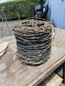 Vintage barbed wire