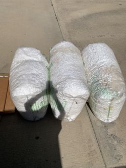 3  14 Cubic Foot Bags Of Popcorn/Peanuts