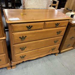 5 Drawer Solid Maple Wood Dresser (in Store) 