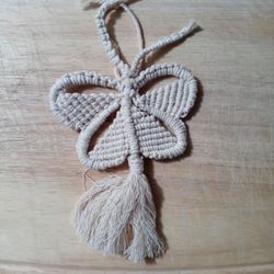 Hanging Macrame Butterfly