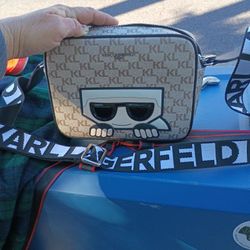 Karl Lagerfeld Paris Camera Over The Shoulder Bag
