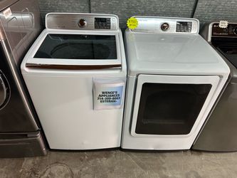 Samsung top load washer and gas dryer