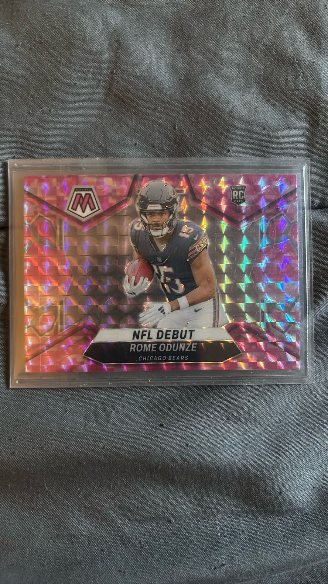 2024 Mosaic Pink Camo Rome Odunze Rc