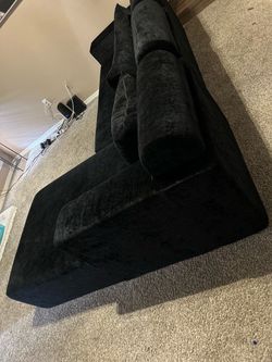 Black sectional