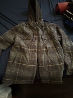 Green jacket flannel